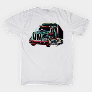 Neon Peterbilt Truck T-Shirt